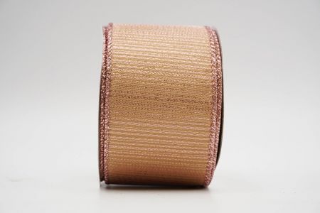 Metallic Shimmer Wired Ribbon_KF6953_pink